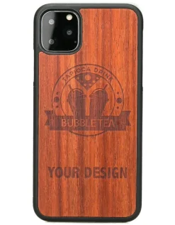 Drewniane etui na telefon / Padouk BWD06670P