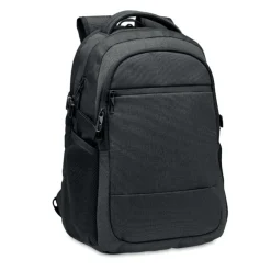 600D RPET plecak na laptop / Czarny MO2047-03