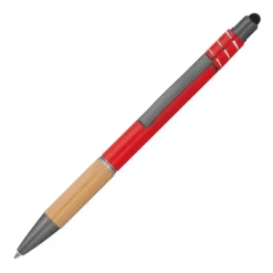Długopis aluminiowy antystres touch pen MANUELA / Czerwony 1387605