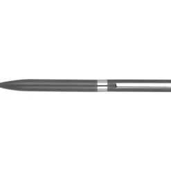 Długopis aluminiowy żelowy HUELVA / Ciemnoszary 374277
