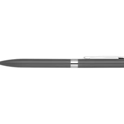 Długopis aluminiowy żelowy HUELVA / Ciemnoszary 374277