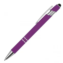 Długopis aluminiowy touch pen HERMANN / Fioletowy 1368912