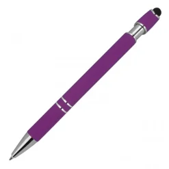 Długopis aluminiowy touch pen HERMANN / Fioletowy 1368912