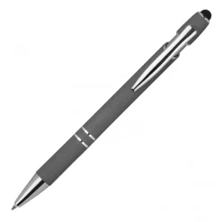 Długopis aluminiowy touch pen HERMANN / Ciemnoszary 1368977