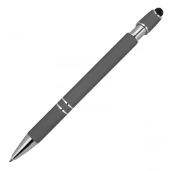 Długopis aluminiowy touch pen HERMANN / Ciemnoszary 1368977