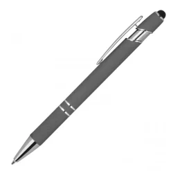 Długopis aluminiowy touch pen HERMANN / Ciemnoszary 1368977