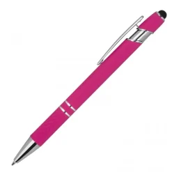 Długopis aluminiowy touch pen HERMANN / Różowy 1368911