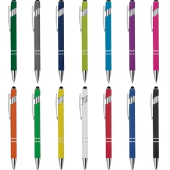 Długopis aluminiowy touch pen HERMANN / Różowy 1368911