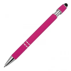 Długopis aluminiowy touch pen HERMANN / Różowy 1368911