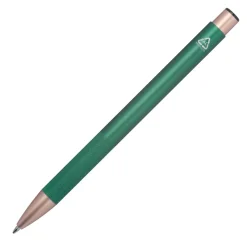 Długopis aluminiowy z recyklingu NATASHA / Zielony 1527009