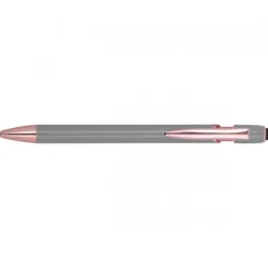 Długopis aluminiowy z recyklingu żelowy touch pen BELO HORIZONTE / Szary 528107