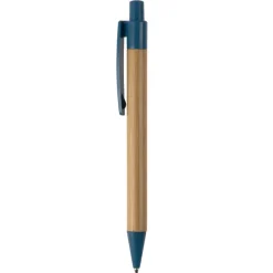 Długopis bambusowo-słomkowy / Niebieski LT87284-N0011