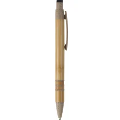 Długopis bambusowo-słomkowy Stylus / Beżowy / czarny LT87282-N5502