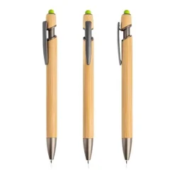 Długopis bambusowy z touchpenem / Boouchllor / Jasnozielony IP13152343