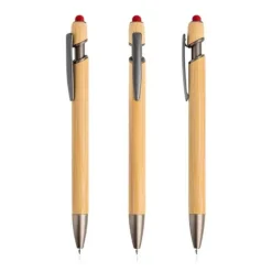 Długopis bambusowy z touchpenem / Boouchllor / Czerwony IP13152352