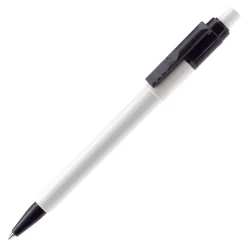 Długopis Baron Colour nieprzezroczysty / Biały / czarny LT80900-N0102