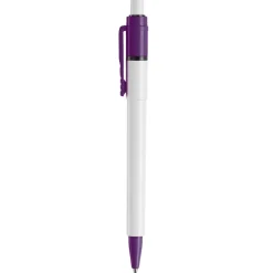 Długopis Baron Colour nieprzezroczysty / Biały / purpurowy LT80900-N0172