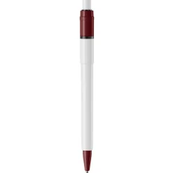 Długopis Baron Colour nieprzezroczysty / Biały / bordowy LT80900-N0119