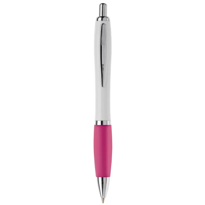 Długopis biały Hawaï / Biały / różowy LT80432-N0176