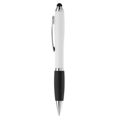 Długopis biały Hawaï stylus / Biały / czarny LT80433-N0102