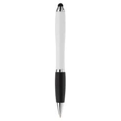Długopis biały Hawaï stylus / Biały / czarny LT80433-N0102