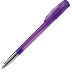 Długopis Deniro frosty / Ecru / purpurowy LT87955-N5472
