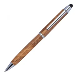 Długopis drewniany touch pen ERFURT / Beżowy 149713