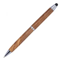 Długopis drewniany touch pen ERFURT / Beżowy 149713