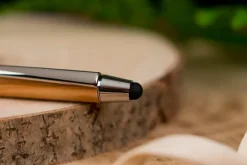 Długopis drewniany touch pen ERFURT / Beżowy 149713