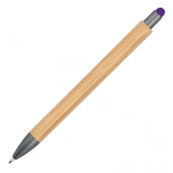 Długopis drewniany touch pen LUCIO / Fioletowy 1219412