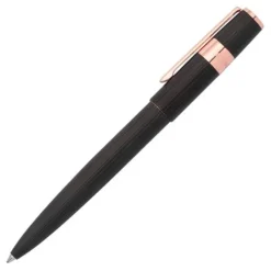 Długopis Gear Pinstripe Black / Rosegold / Czarny HSV2854E