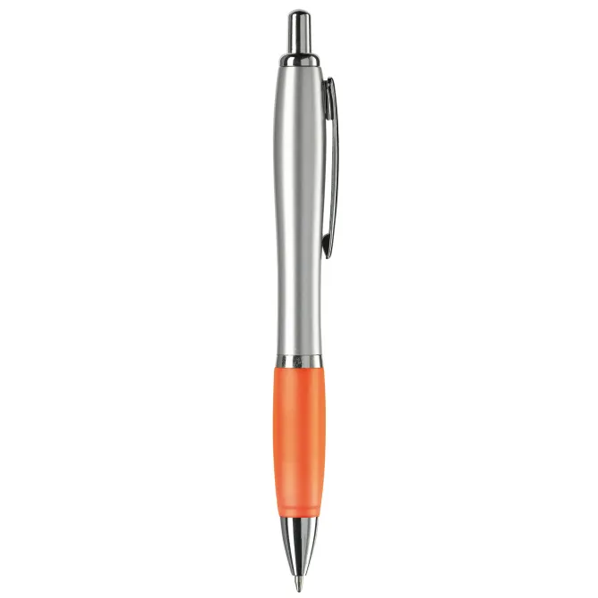 Długopis Hawaï srebrny / Srebrny / pomarańczowy LT80422-N0526
