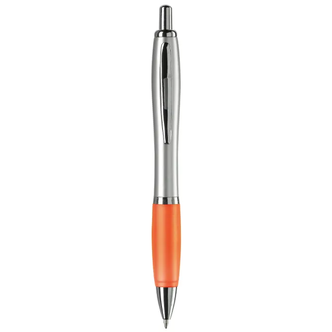 Długopis Hawaï srebrny / Srebrny / pomarańczowy LT80422-N0526