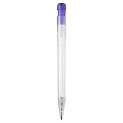 Długopis Ingeo TM Pen Clear przejrzysty / Ecru / purpurowy LT87543-N5472