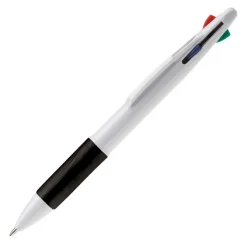 Długopis 4-kolorowy / Biały / czarny LT87226-N0102