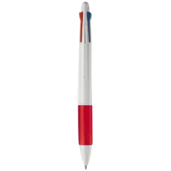 Długopis 4-kolorowy / Biały / czerwony LT87226-N0121