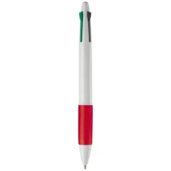 Długopis 4-kolorowy / Biały / czerwony LT87226-N0121