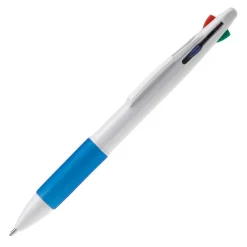 Długopis 4-kolorowy / Biały / niebieski LT87226-N0111