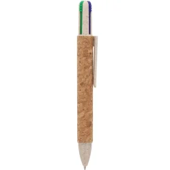 Długopis 4-kolorowy Cork / Naturalny LT87523-N0094