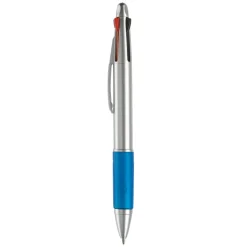 Długopis 4-kolorowy / Srebrny / niebieski LT87226-N0511