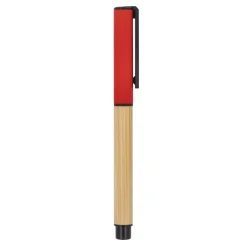 Długopis kulkowy bambusowy / Ciemnoczerwony LT81152-N0020