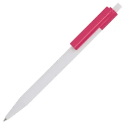 Długopis Kuma w mocnym kolorze / Biały / różowy LT87877-N0176