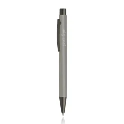 Długopis metalowy aluminiowy soft touch / Rupen / Ciemnoszary IP13148796