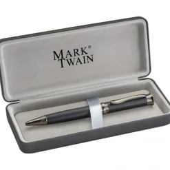 Długopis metalowy Mark Twain FELICJA / Czarny 1061203