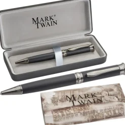 Długopis metalowy Mark Twain FELICJA / Czarny 1061203