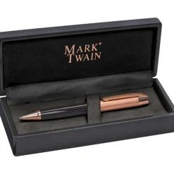 Długopis metalowy Mark Twain QUENTIN / Czarny 1303403