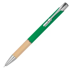 Długopis metalowy półżelowy NAPLES / Zielony 433309