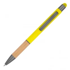 Długopis metalowy touch pen soft touch BRYGIDA / żółty 1358108