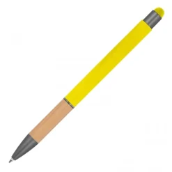 Długopis metalowy touch pen soft touch BRYGIDA / żółty 1358108