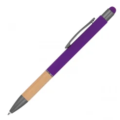 Długopis metalowy touch pen soft touch BRYGIDA / Fioletowy 1358112